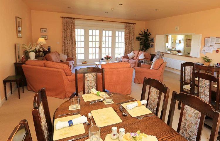 The interior of Abbeyfield House, Warkworth NE65 0UR