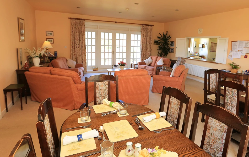 The interior of Abbeyfield House, Warkworth NE65 0UR