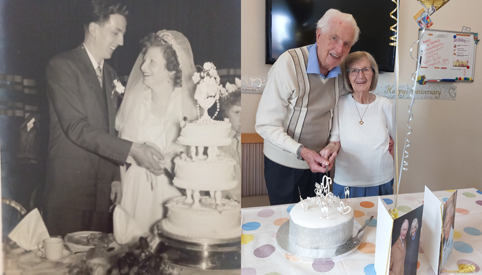 Newport couple celebrates 70th anniversary at Abbeyfield home Image