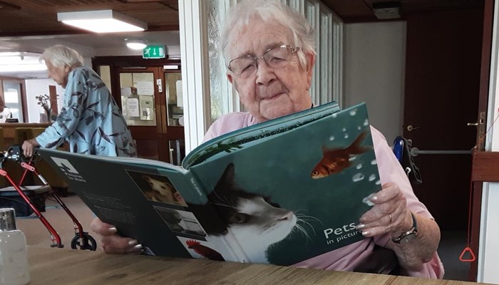 Abbeyfield Lancashire residents receive a special donation Image