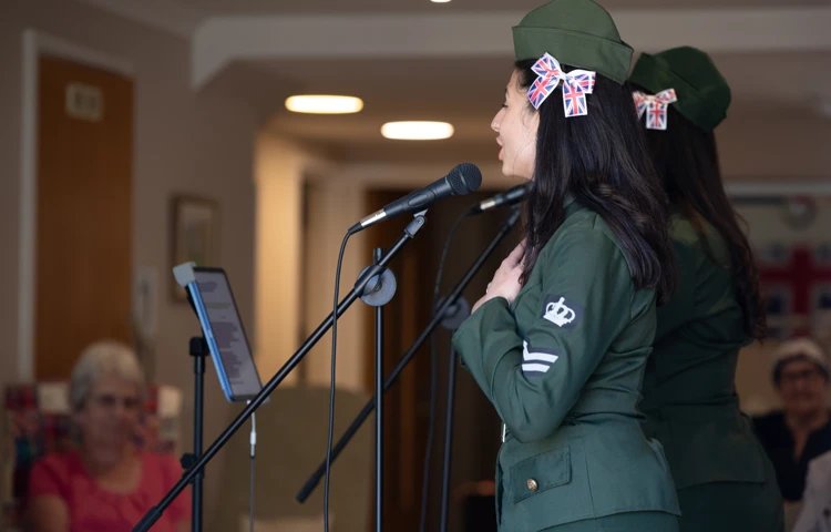 Dday Singers At Cunningham House, Woking GU24 0JN