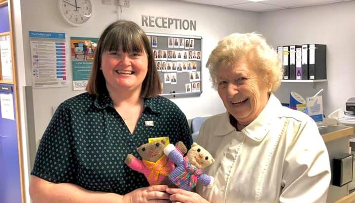 Edna’s teddy bears prove a hit with the locals