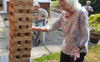 GIANT Jenga at Brows Lodge garden party Image