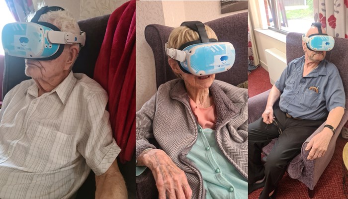 Doctor's orders: VR tech brings wanderlust to Downing House residents Image