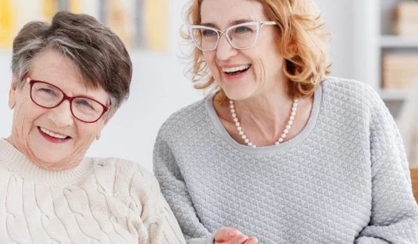 Two Smiling Older People