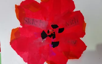 How to: Creating your own remembrance poppy Image