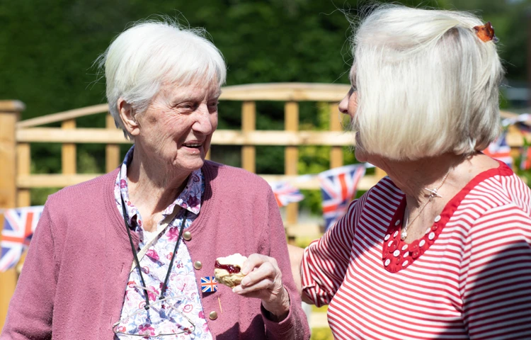 Residents At Dday Event At Cunningham House, Woking GU24 0JN