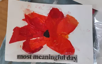 Observing Remembrance Day with Hampton House residents Image