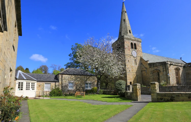 The exterior of Abbeyfield House, Warkworth NE65 0UR