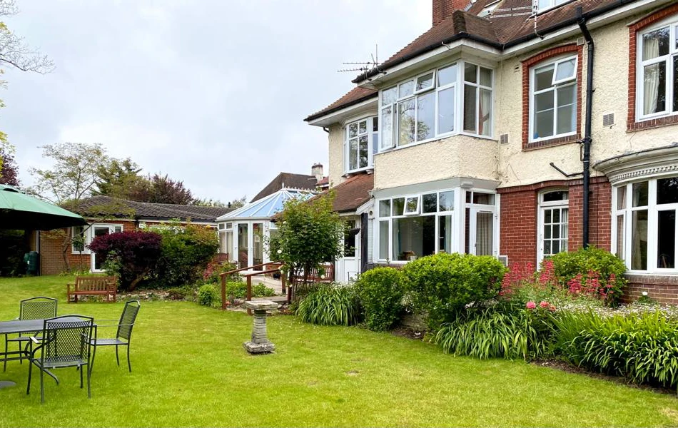 The garden at the rear of Abbeyfield House, Fareham PO16 0BY
