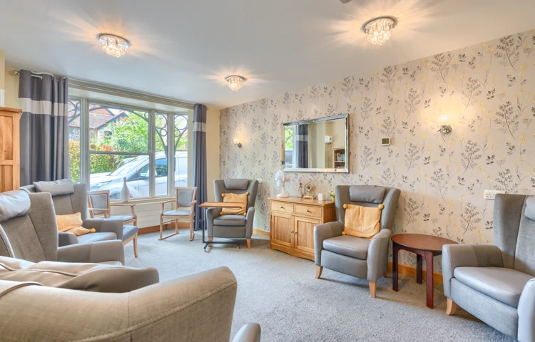 Cosy Communal Lounge Where Maitland House Residents Can Relax And Socialise